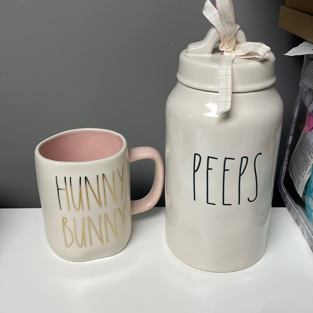 Peeps canisters only  Rae Dunn